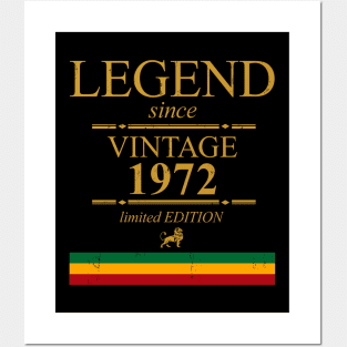 Legend Singe Vintage 1972 Posters and Art